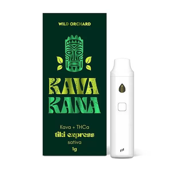 Wild Orchard KavaKana Kava + THCa 1G Vape - Tiki Express (Sativa), Island Bliss (Indica); <a href="https://purenow.com/lab-test-results/" class="lab-results-link" style="font-style: normal;"