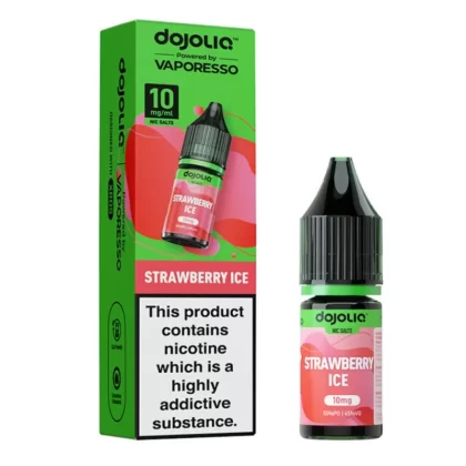 Strawberry Ice Nic Salt E-Liquid by Dojoliq (10ml)