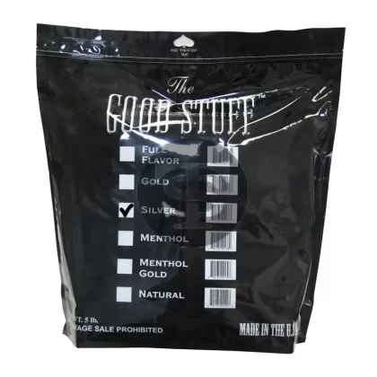 Good Stuff Silver Pipe Tobacco 5 Lb. Bag