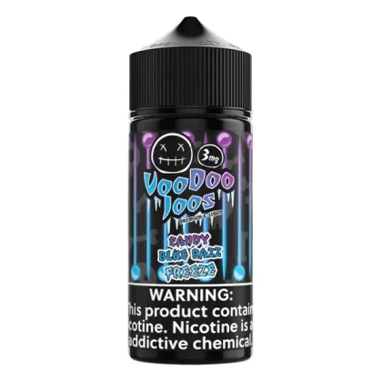 Sale $18.00 – Candy Blue Razz Freeze by Voodoo Joos Series 100mL