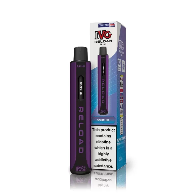 IVG Reload Mini Starter Kit Grape Ice - Nicotine Strength#20mg (C9312B)