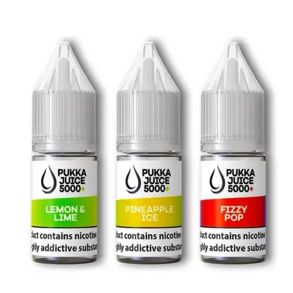 Pukka Juice 5000+ Nic Salt E-Liquids - 10 Pack - 20mg / Lime Twist