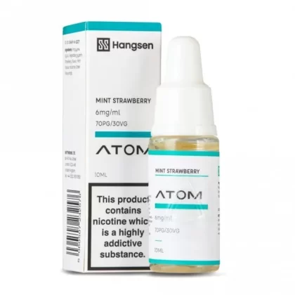 Hangsen Mint Strawberry E Liquid – Atom Series (10ml)