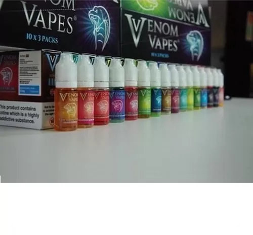 3X Venom Vapes E-Liquid 80VG – All Flavours – 10ml TPD - Vapestorm Co