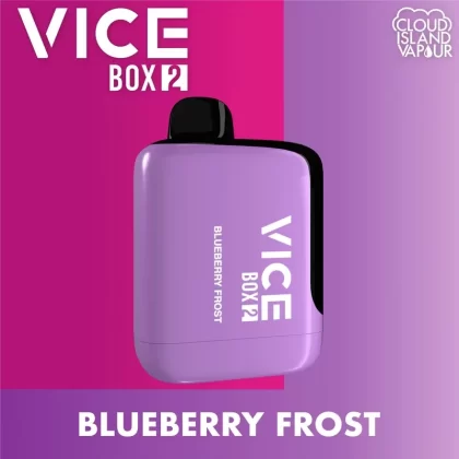 VICE BOX 2 70K Disposable Vape – Blueberry Frost - Strength#20mg
