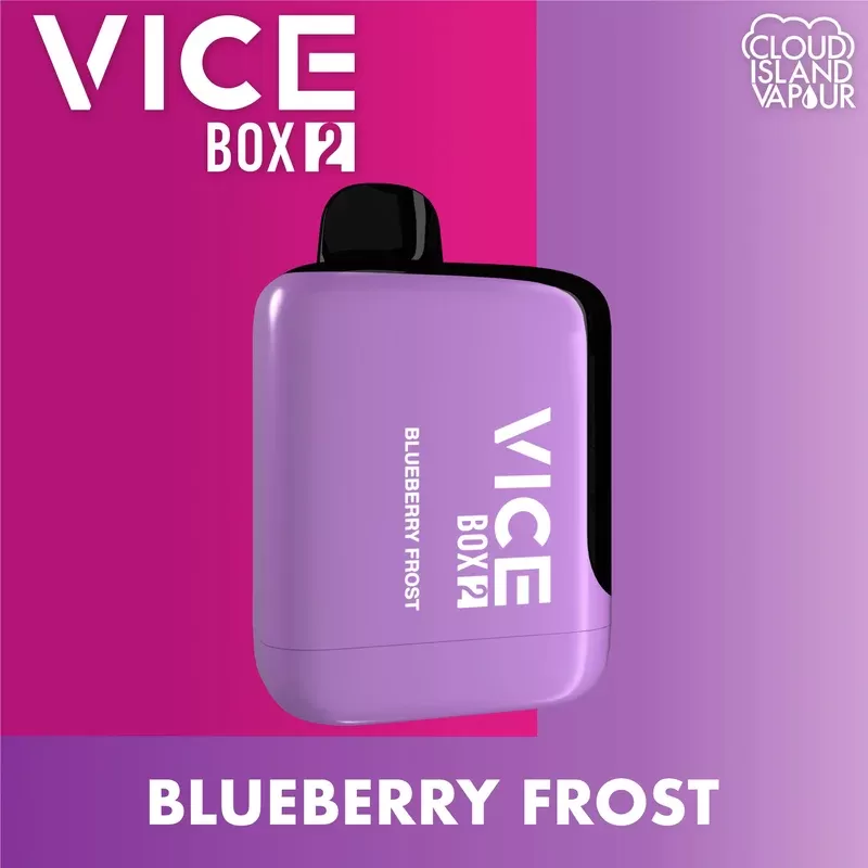 VICE BOX 2 70K Disposable Vape – Blueberry Frost - Strength#20mg