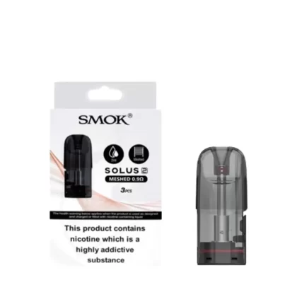 Smok Solus 2 Mesh Replacement Pods 0.9Ω 2ml - Vape Product (068C13)
