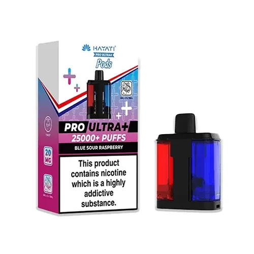 Hayati Pro Ultra Plus 25K Prefilled Refill Pods Blue Sour Raspberry