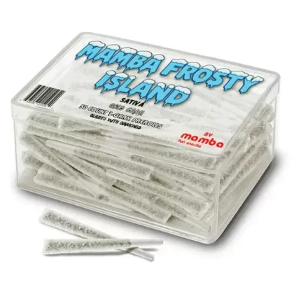 Gold Gash Mamba Frosty Island Glazed With Diamonds Pre-Rolls 50ct 1G - Vape Store