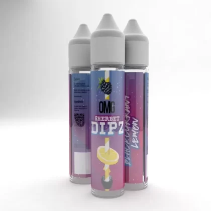 BLACKCURRANT & LEMON SHERBET DIPZ BY OMG EJUICE – 50ml – 0mg