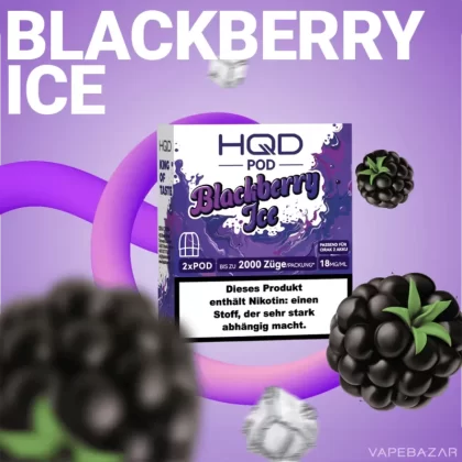 HQD Cirak 2 Pods – Blackberry Ice - HQD Cirak / Nein / 2ml / 18mg/ml