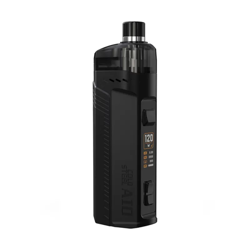 Artery Cold Steel 120W AIO Pod Kit - Gun Metal / 3ml RBA Standard Edition - Image 3