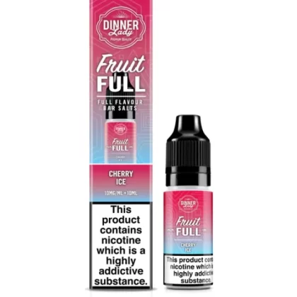 CHERRY ICE BAR SALTS DINNER LADY FRUIT FULL 10ML E-LIQUID - 20mg