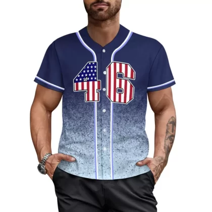 Custom design personalized men's photo baseball jersey uniform J50T (Made in China, Free Fast Shipping) - Multi-Images-Print / L