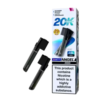 Coastal Fizz Edition Vapes Bars Angel 20k Refill Pack - 20mg - Vape Product (1E6EBF)