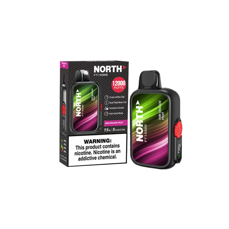 North FT12000 Disposable *** - Raspberry Watermelon - Image 2