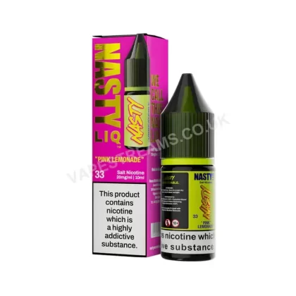 Nastyliq Pink Lemonade Nic Salt E-liquid - Vapestreams Co