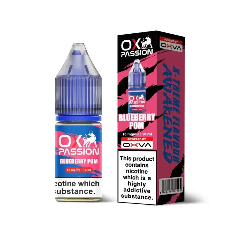 Ox Passion Blueberry Pom Nic Salts By Oxva