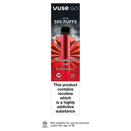 Strawberry Ice Vuse Go Disposable Vape