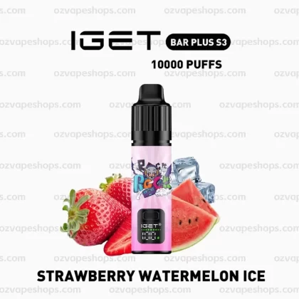 IGET Bar Plus S3 Kit – Strawberry Watermelon Ice - Vape Store
