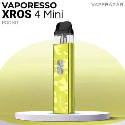 Vaporesso XROS 4 Mini Kit – Camo Yellow - Vaporesso / Pod Kit / 1000 mAh / max. 30 Watt / USB-C / 3 ml