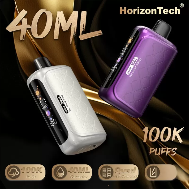 Made in Indonesia | HorizonTech 100K Disposable Device - 100,000 Puffs - Sour Straw Orange