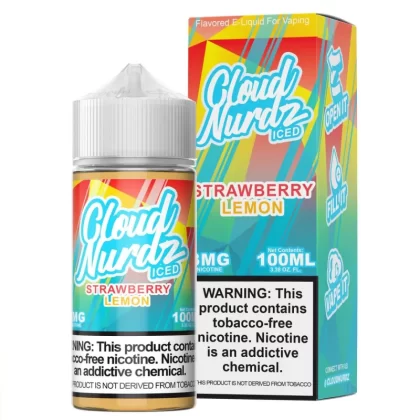 Cloud Nurdz TFN Premium E-Liquid 100ml - Peach Blue Razz / 3mg