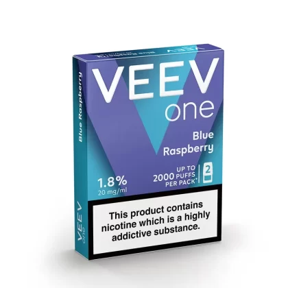 VEEV ONE Blue Raspberry Pods (2 Pack) - Nicotine Strength#20mg