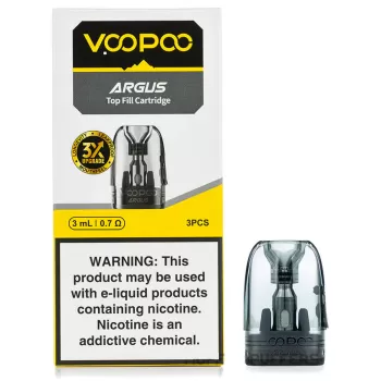 Voopoo Argus 3ML Cartridge Top Fill - 0.4 OHMS, 0.7 OHMS