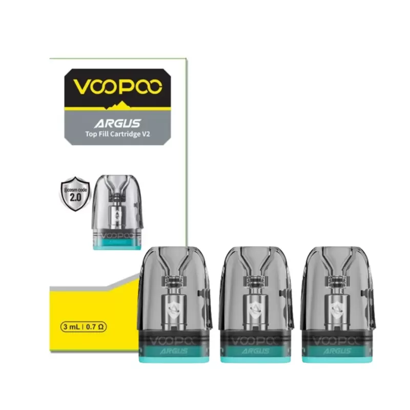 Voopoo Argus 3ML Cartridge Top Fill - 0.4 OHMS, 0.7 OHMS - Image 2