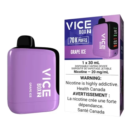 Vice Box 2 Disposable Vape Device – Grape Ice