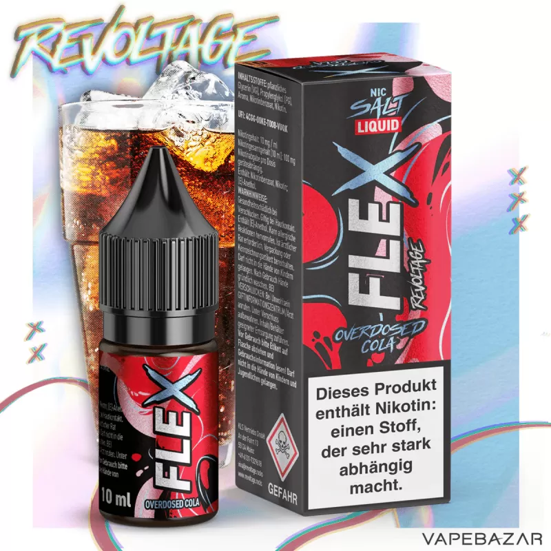 Revoltage Flex – Overdosed Cola - Nikotinfrei, 10mg/ml