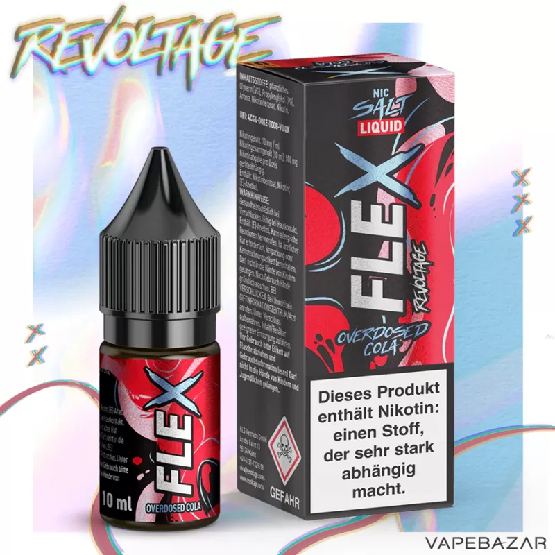 Revoltage Flex – Overdosed Cola - Nikotinfrei, 10mg/ml - Image 2