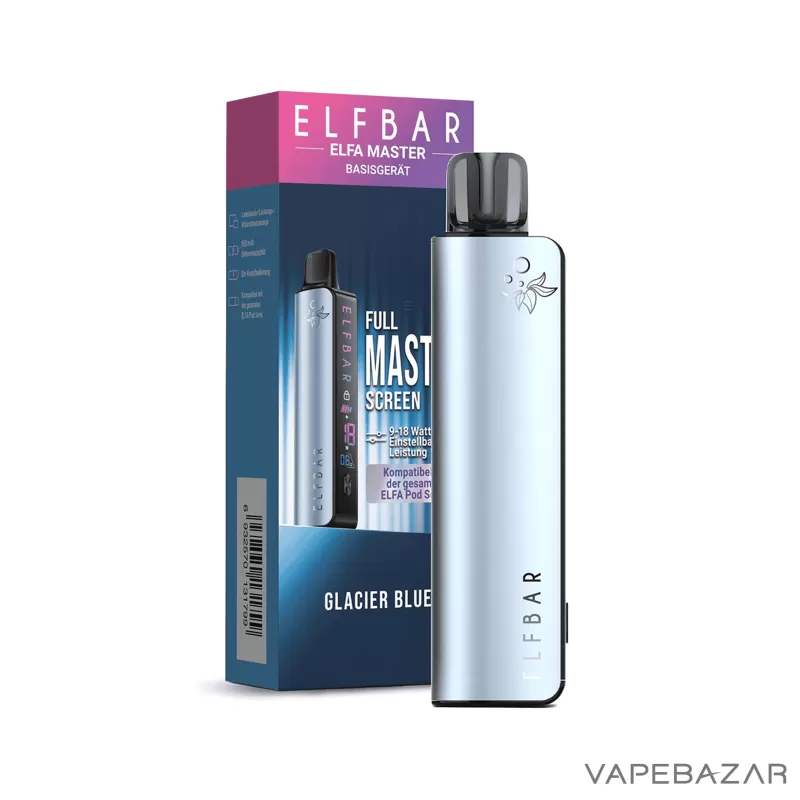 Elf Bar ELFA Master – Glacier Blue - Pod Kit / Elf Bar / 850 mAh / 2ml / USB-C - Image 3