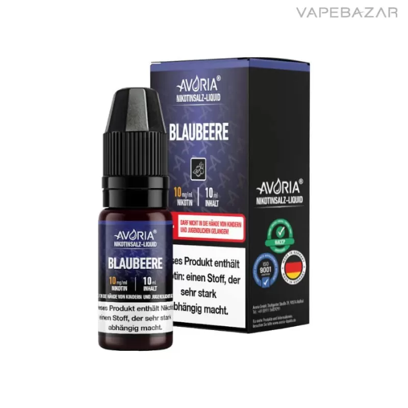 Avoria Nikotinsalz Liquid – Blaubeere - Vapebazar