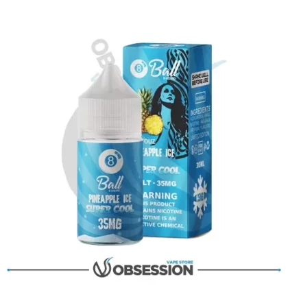 8 Ball Fayrouz Pineapple Ice Super Cool Salt E liquid 30ml