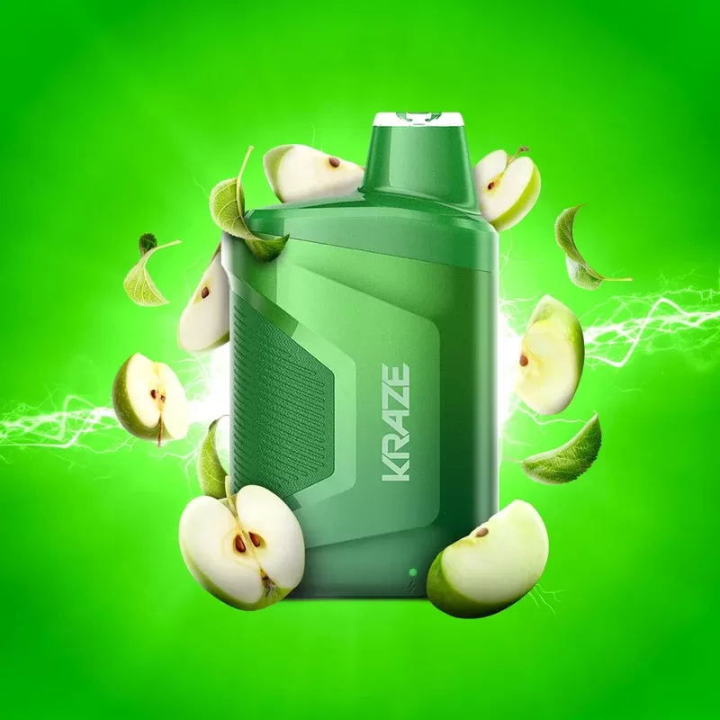 Kraze 5K Disposable Vape – Green Apple