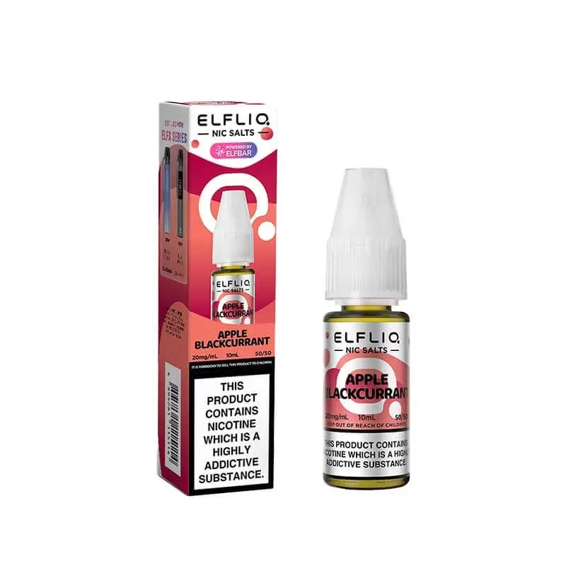 Apple Blackcurrant Elfliq Nic Salt Elf Liq E-Liquid 5mg, 10mg, 20mg – 5pks, 10pks & 20pks