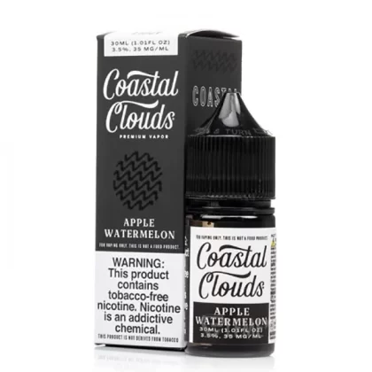 Apple Watermelon by Coastal Clouds TFN Salt - 30ML E-Liquid - 35MG