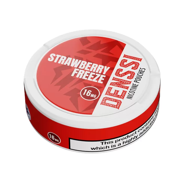 Denssi Strawberry Freeze Nicotine Pouches - 8mg - Image 2