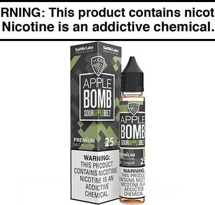 APPLE BOMB BY VGOD SALT 30ML - Vapejuice
