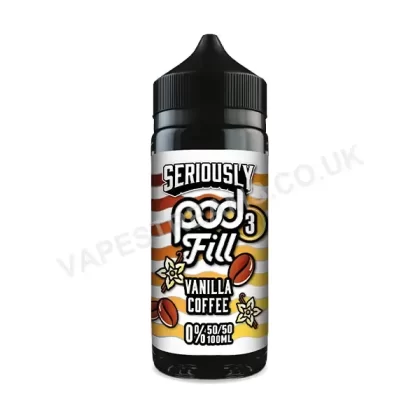 Doozy Seriously Pod Fill x3 Vanilla Coffee E-Liquid Shortfill - Vapestreams Co