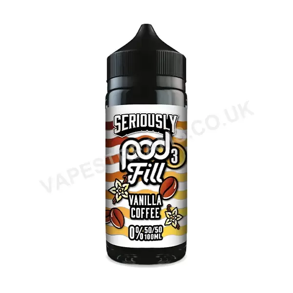 Doozy Seriously Pod Fill x3 Vanilla Coffee E-Liquid Shortfill - Vapestreams Co