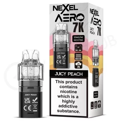 Juicy Peach Nexel Aero 7K Refill Pack