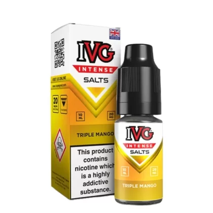 Triple Mango Nic Salts E-Liquid Intense Salts Series by IVG (10ml) - 10mg