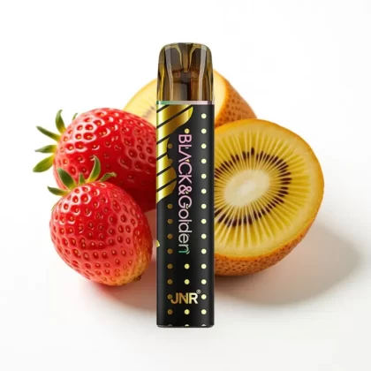 JNR Black&Golden 800 Puffs Fresa Kiwi 550mAh 2ml TPD Mexico vape - Fumotvapemexico