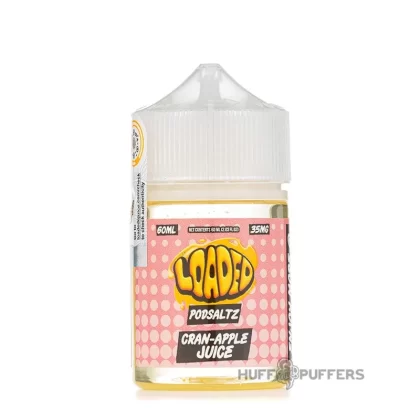 Loaded Podsaltz – Cran-Apple Juice 60mL - Nicotine Strength#35mg>50mg