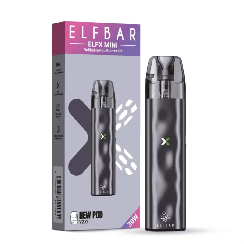Elf Bar ELFX Mini Pod Kit – Grey - Image 3