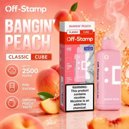 Bangin Peach Off-Stamp X Classic Cube Pod 25K