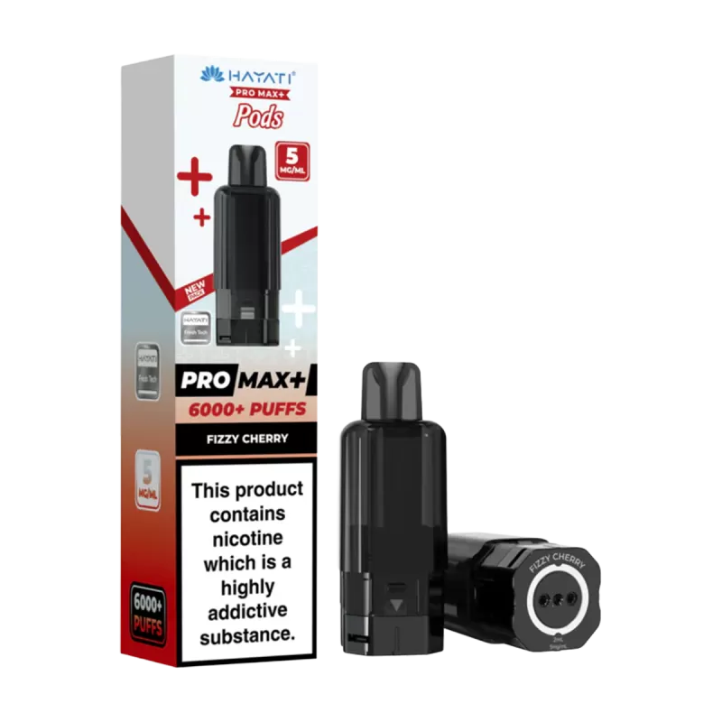 Fizzy Cherry Hayati Pro Max+ Refill Pack - 10mg - Vape Product - Image 3